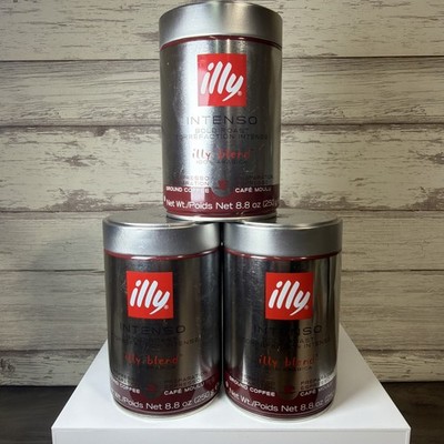 illy Intenso Bold Roast Espresso Ground Coffee- 8.8oz (Lot Of 3)
