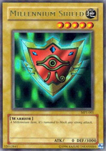 Yugioh! HP Millennium Shield - MP1-001 - Ultra Rare - Limited