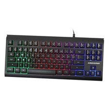 Computer Keyboard, 87 Keys Compact Wired USB Keyboard