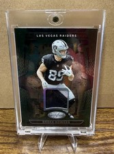 2025 Panini Certified Brock Bowers Raiders Materials Mirror Memorabilia /15
