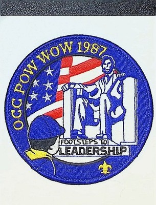 Boy Scout Event Patch OCC Pow Wow 1987 Leadership