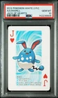 PSA 10 JAPANESE POKEMON WHITE 2 PLAYING CARDS AZUMARILL JACK HEARTS 2012 809B
