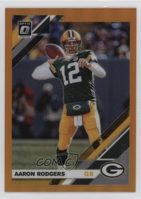 2019 Panini Donruss Optic Orange Prizm 62/199 Aaron Rodgers #37 0nr3