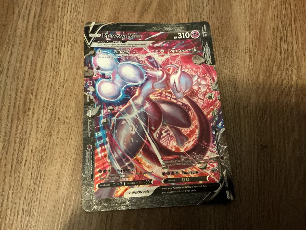 Mewtwo V-Union SWSH162 SWSH: Sword & Shield Promo Cards for sale