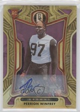 2022 Panini Gold Standard Rookies Rose 23/25 Perrion Winfrey #193 Auto 0c2