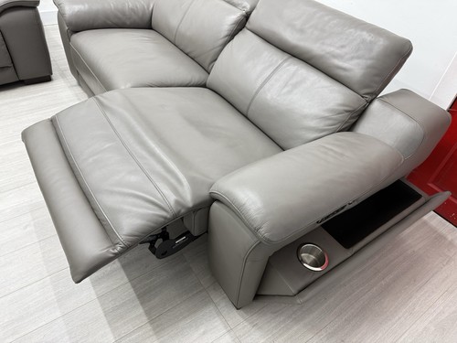 Sofology LA-Z-BOY AUSTIN LEATHER POWER RECLINER 2x 3 SEATER SOFAS - Picture 22 of 24