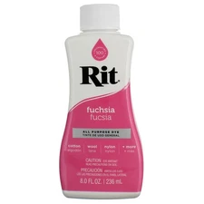 5 Pack Rit All Purpose Dye, Fuchsia, 8 fl oz