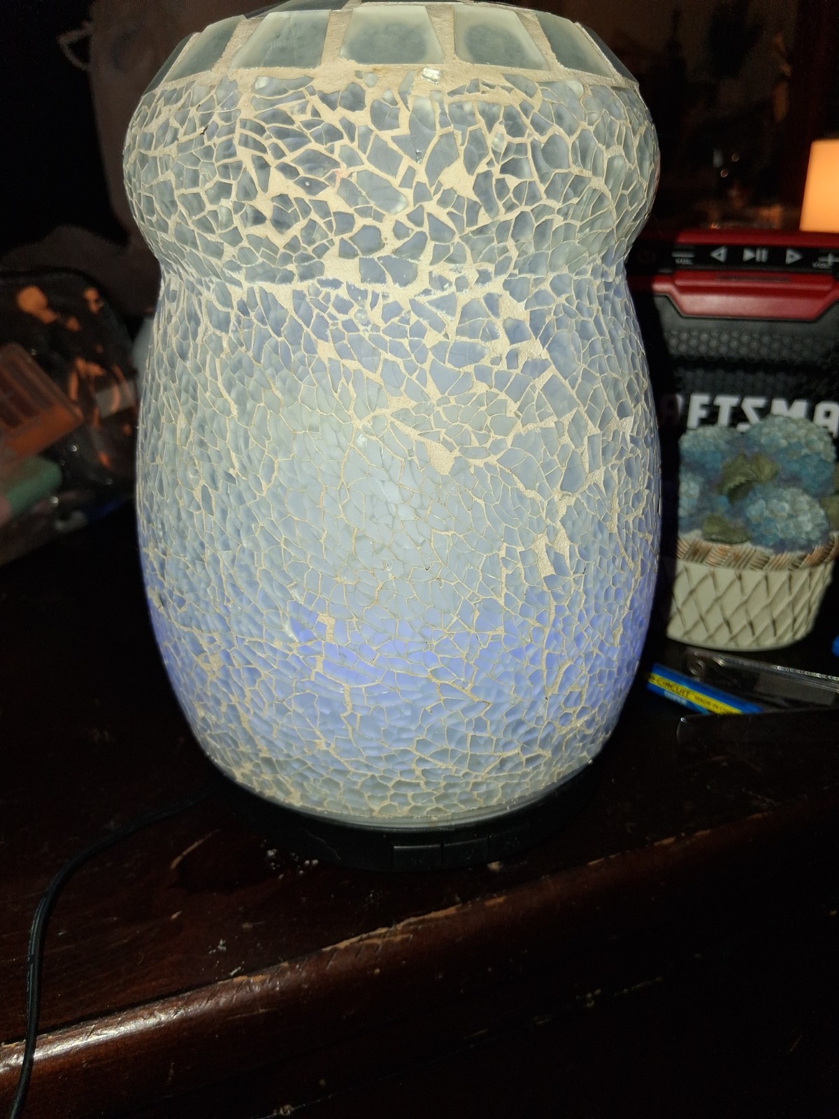 Large Essential Oil Diffuser for Living Room with 5 Color Changing Lights-image