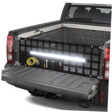 Upgraded 60" W X 18" T Tailgate Net for Pickup Truck Bed Storage with 4 Bags,