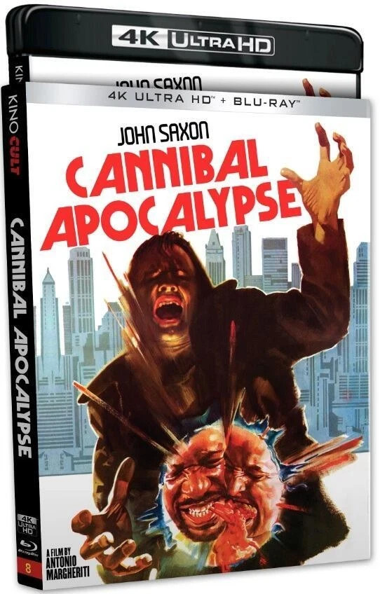 Cannibal Apocalypse - 4K UHD + Blu-ray w/ Slipcover - Kino Lorber - NEW