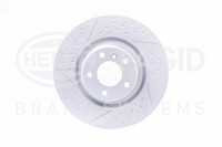 Hella Pagid Bremsscheiben Hinten Ø345 Mm Angesenkt FüR BMW 1Er F20 F21 3Er F30