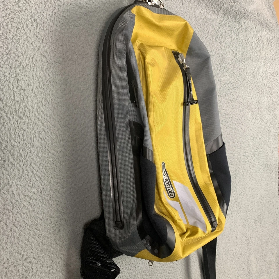 Mochila Ortlieb Flight 22L Amarilla/Gris Impermeable TIZIP Ciclismo Senderismo Foto 4 de 4