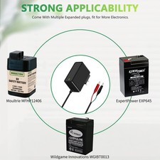 Bouge 6V Battery Charger for Moultrie, ExperPower, Motorcycle, Wildgame Innov...