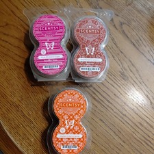 3 pack!!Scentsy Go Pods Pod Fragrance NIP Rhubarb, cranberry,  mulled cider