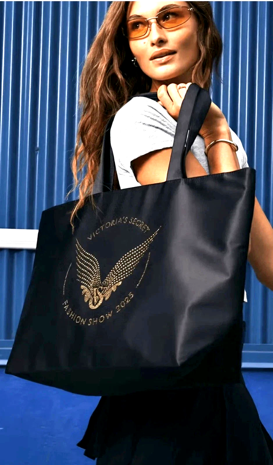 Victoria's Secret Fashion Show Tote Weekender Bag 2025 Rhinestone Bling Limited