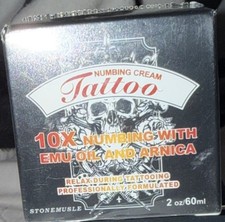 Numbing Cream Painless Tattooing Laser Waxing Piercing. New In Box 2oz/60ml NEW 