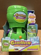 New Gazillion Bubbles Machine Party Bubbles Outdoor Toy With 16oz Solution