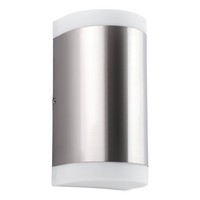 Led Wandlampe Wandleuchte Innen Edelstahl In Edelstahl Kunststoff In Weiss GU10