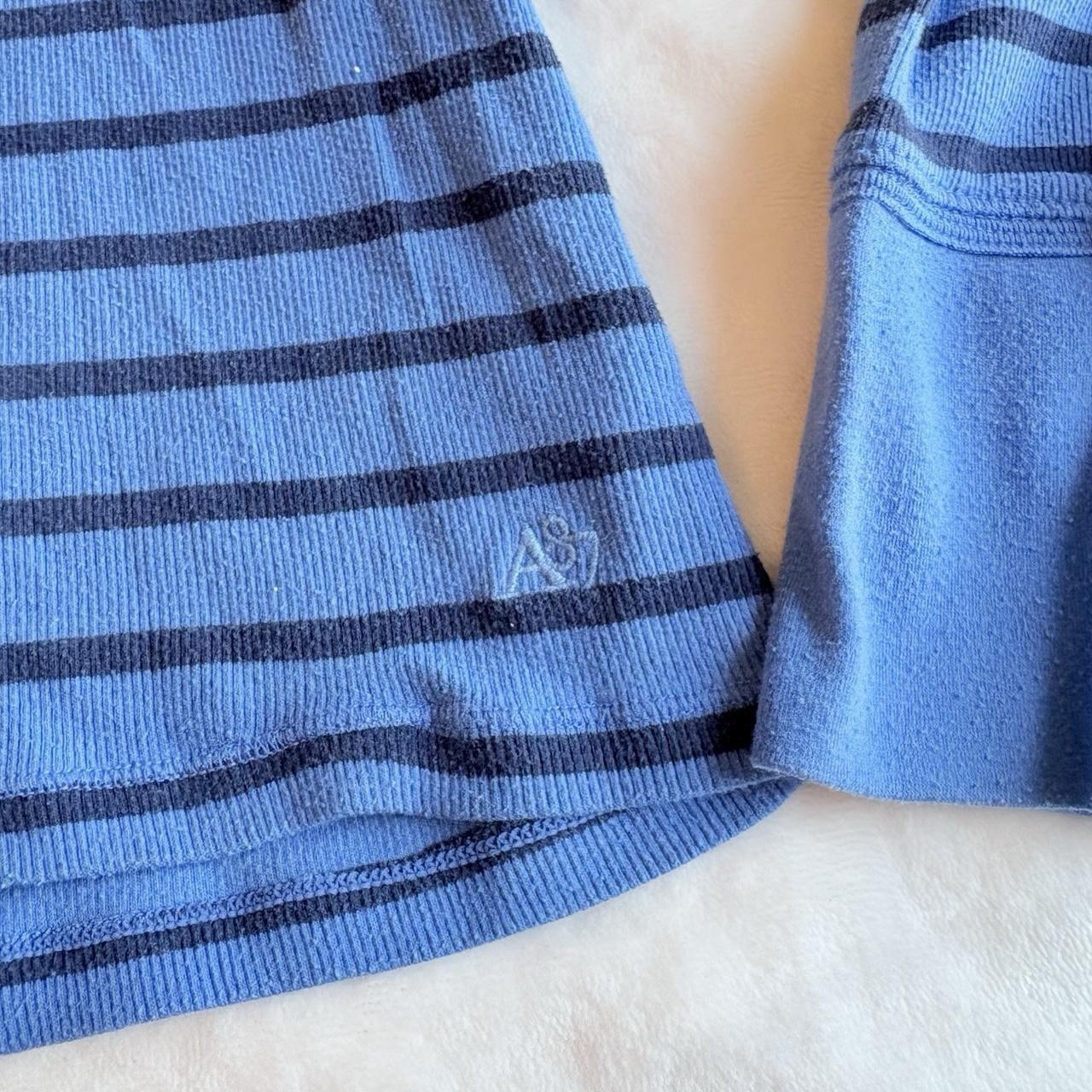 Vintage Y2K 2000s Striped Aeropostale Henley Long Sleeve Top Women’s M