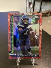 2025 Topps Chrome Nick Emmanwori Leather Refractor