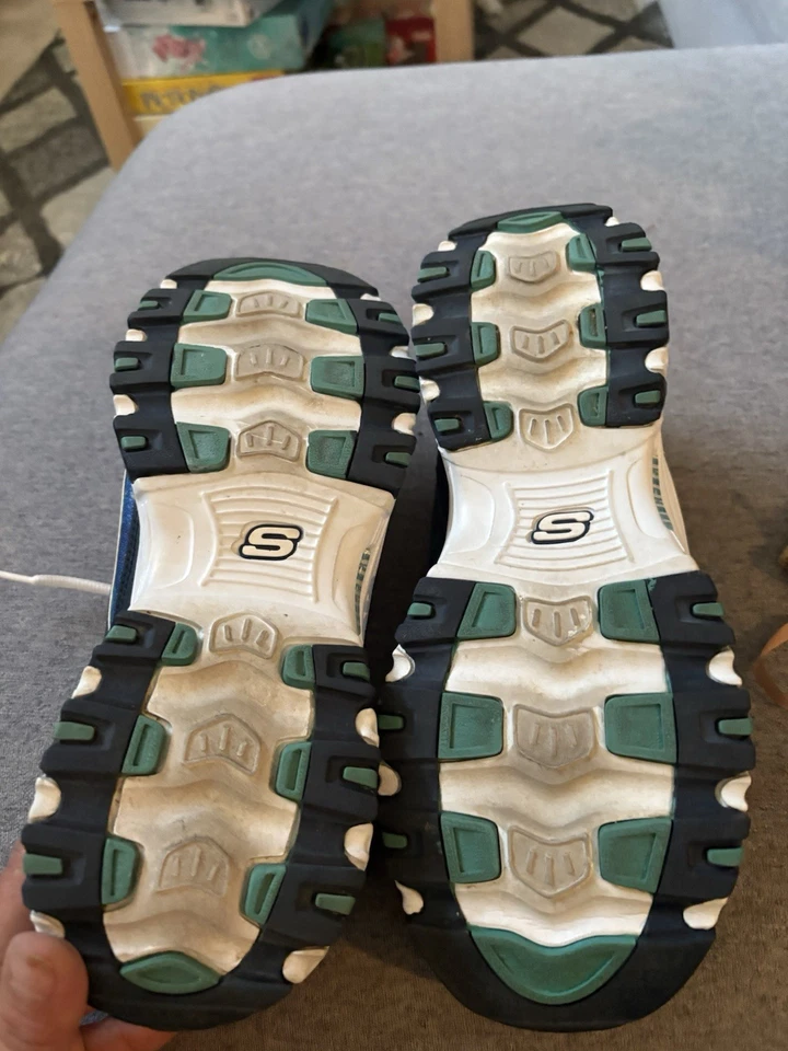 Zapatos deportivos de cuero Skechers D'Lites GALAXY FANTASY espuma viscoelástica para mujer 9,5  Foto 4 de 4