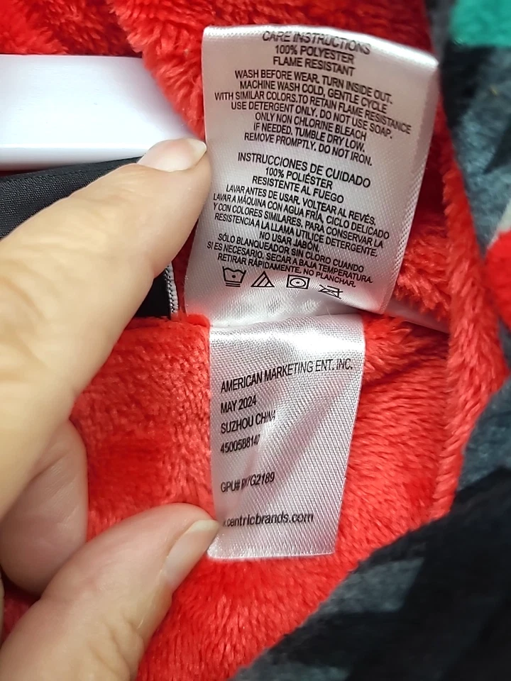 Pesadilla antes de Navidad Pijama de gran tamaño Sudadera con capucha Niño Niña Bata Niños Pequeño/Mediano Foto 3 de 4