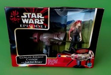Star Wars Episode I Gungan Assault Cannon With Jar Jar Binks Action Figure NEW