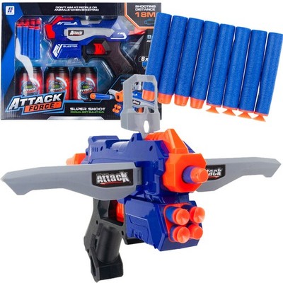 TG71059 NERF ELITE N-STRIKE DARTGUN MIT KUGELN DARTWURF