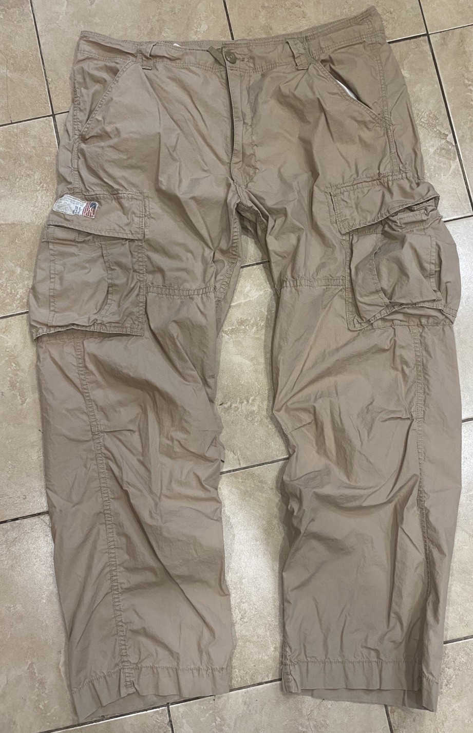 Vintage Polo Jeans Co Ralph Lauren Military Cargo Pants Mens 36x30 Surplus