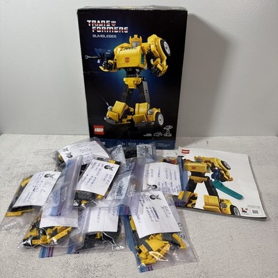 LEGO Icons Transformers Bumblebee 10338 Ages 18 And Up NOT COMPLETE