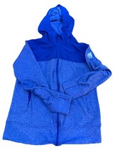 Womens Size Medium ADIDAS ClimaWarm Long Sleeve Full Zip Hoodie Thumbholes 997