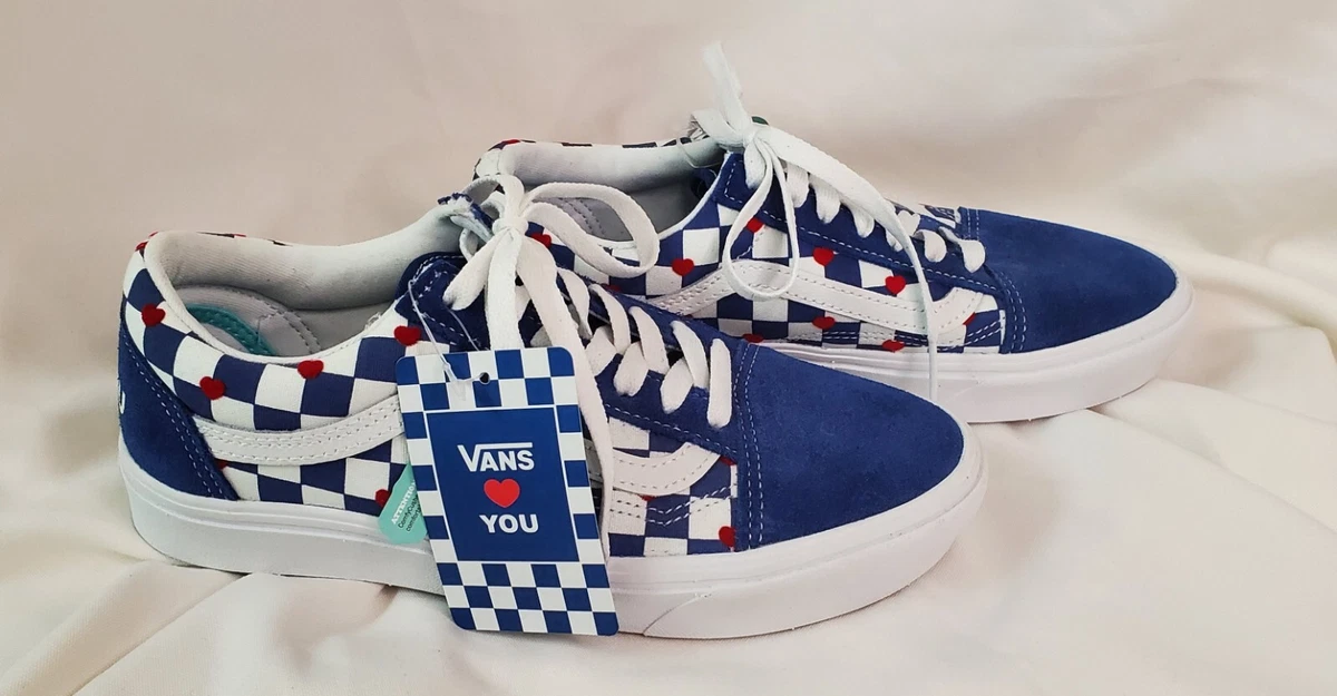 Vans shoes deals checkered blue