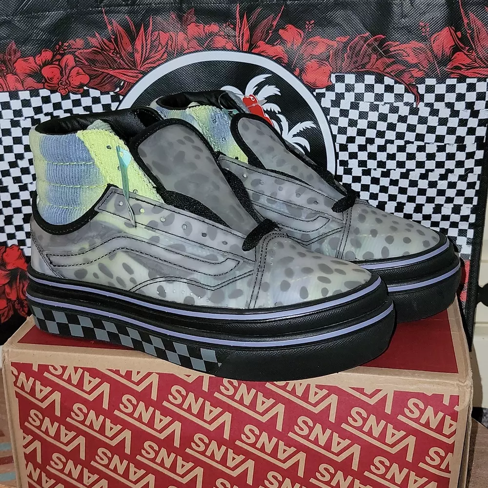 Vans Super ComfyCush Stacked Blotched Multi Color Black Platform