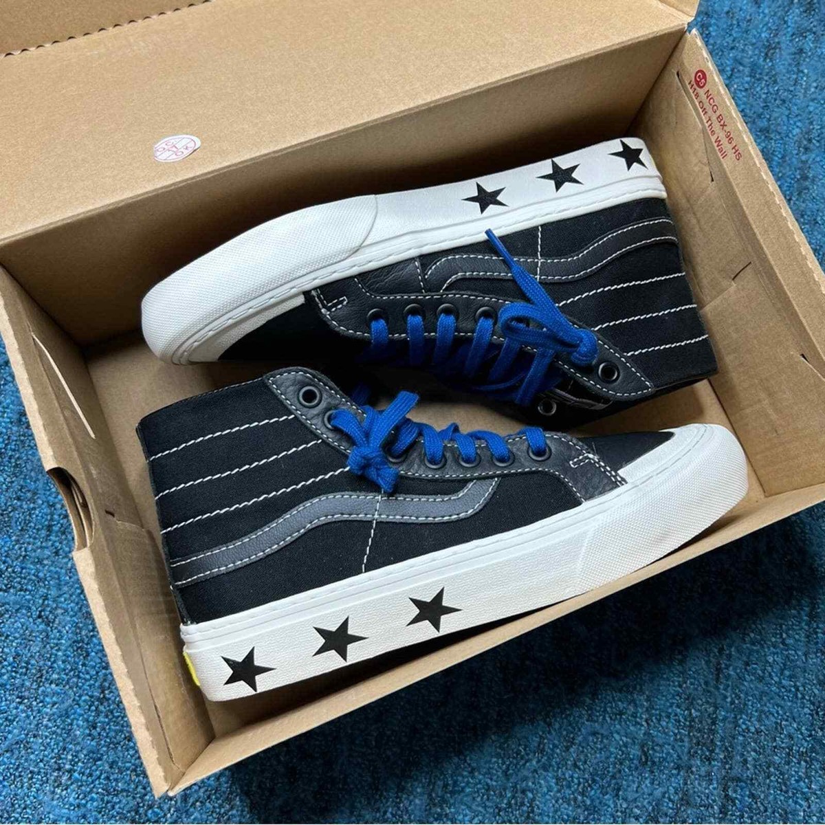 Vans Sk8 Hi 138 Decon Wade Goodall Star Sneakers in Black Vans Sk8 Hi 138 Decon Wade Goodall Star Sneakers in Black