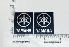 Yamaha Speakers Badge Logo Pair Aluminum Custom Made