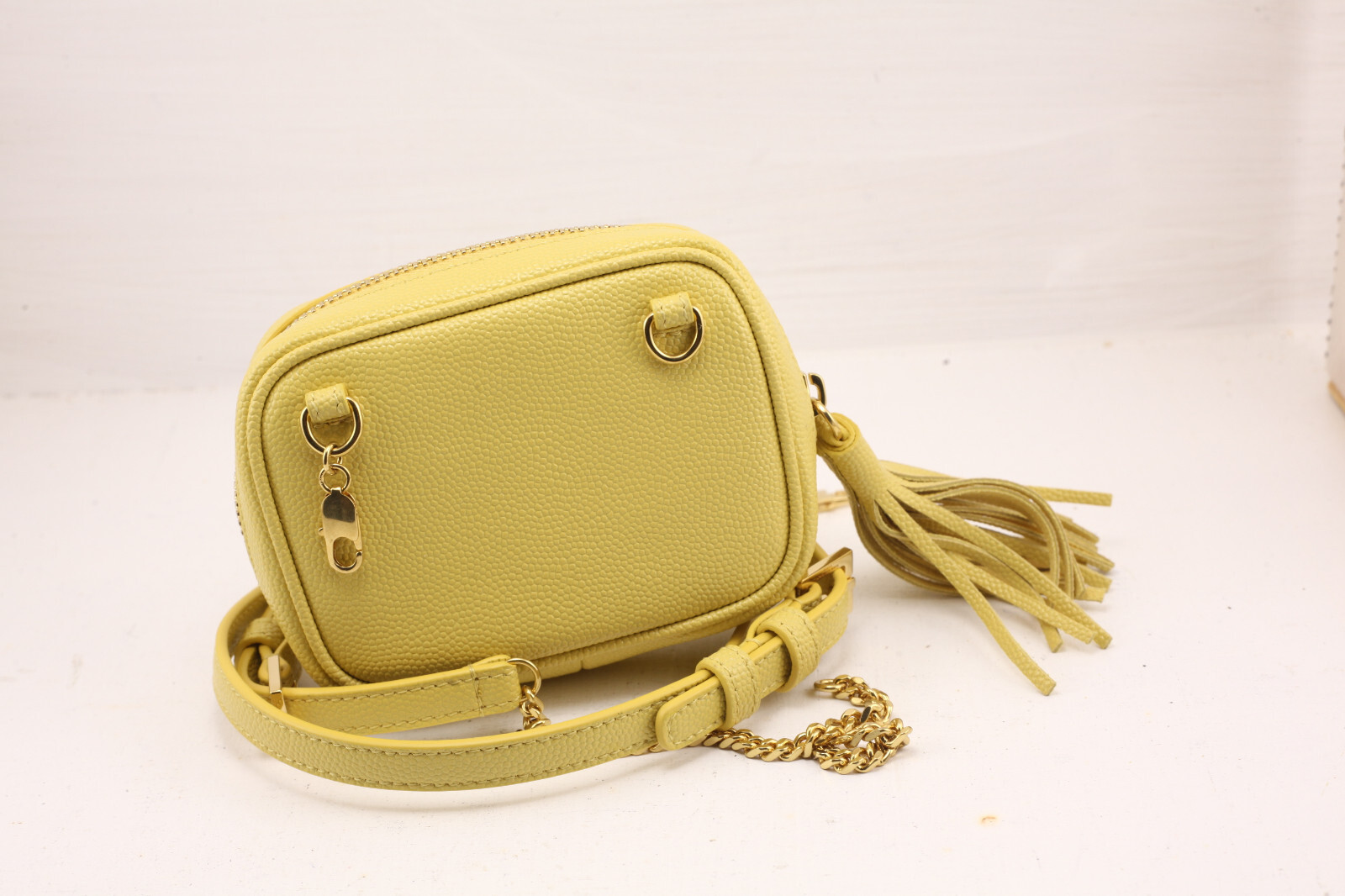 Borsa per fotocamera Saint Laurent Lou materasso in pelle cheveron bambino