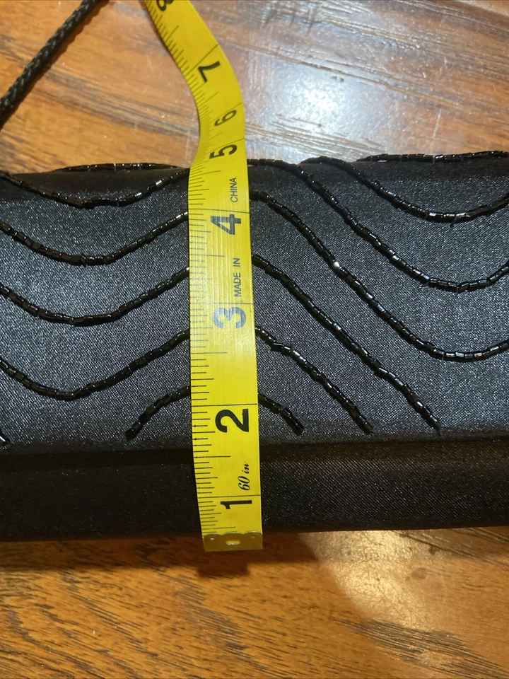 Ladies Small Black Clutch Purse - Image 2 of 4