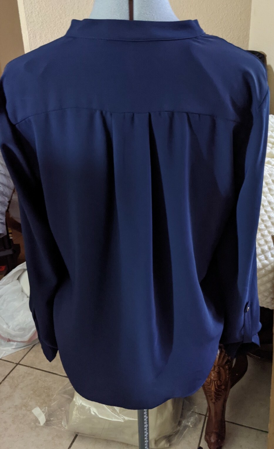 Zara Basic Collection Woman's blue  Long Sleeve z… - image 5