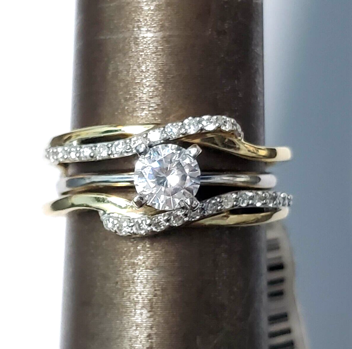 Solitaire Ring Wrap Jacket For Engagement Ring Ring Jacket 14K