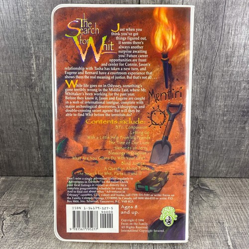 VTG 1996 Adventures in Odyssey Audio Series Search for Whit Focus on the Family - Imagen 2 de 6
