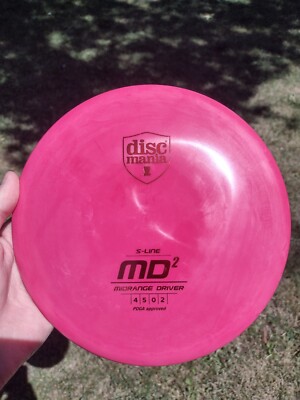 Discmania S-Line San Marino MD2 Bag Kept Red/Pink 180 grams