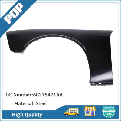 Front Driver Fender For 2008-2023 Dodge Challenger Primed Steel 68275471AA