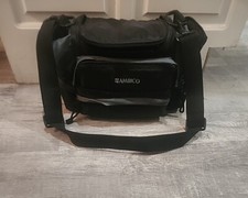 Ambico Camera Bag Black Soft Padded Camcorder Case Adjustable Shoulder Strap
