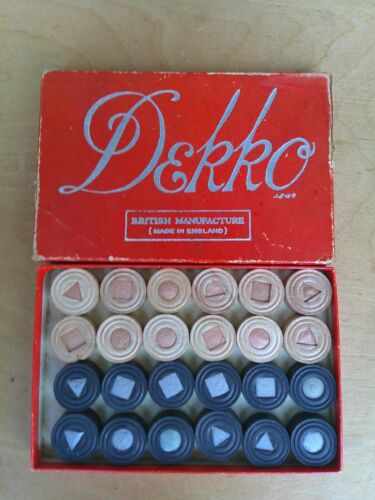 Vintage boxed game -Dekko Glevum Games (draughts chess alternative) 1930s - 第 1/2 張圖片