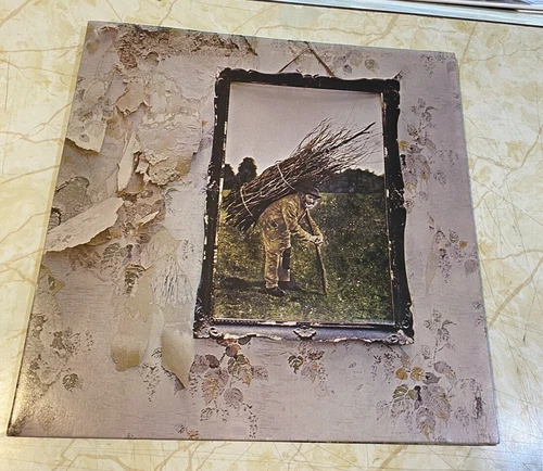 Led Zeppelin. IV. Strong VG Vinyl LP. Original Porky Press.