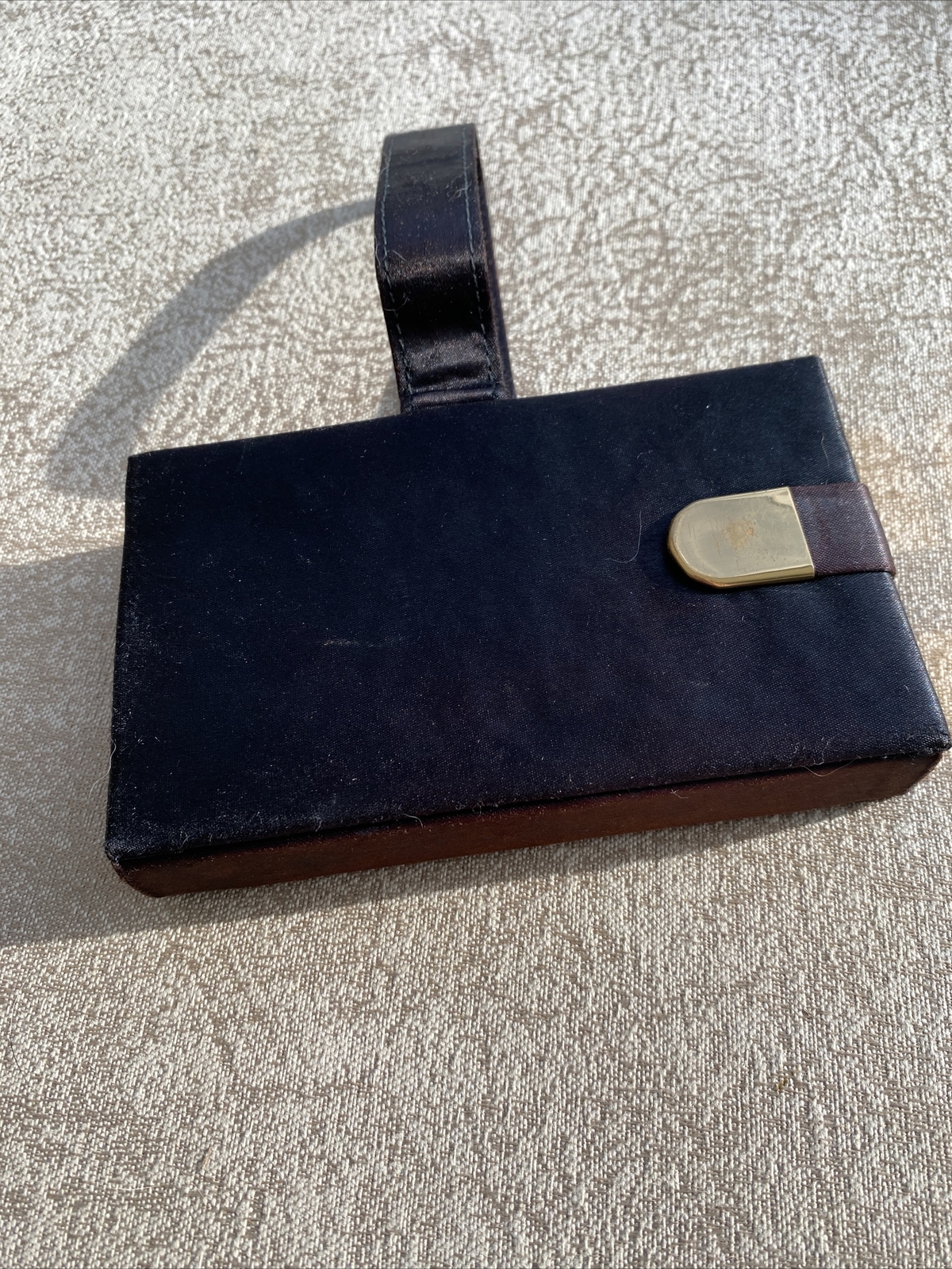 Vintage Mother of Pearl Mar hill Evening Bag With Black Satin Carry Case *RARE* image 3