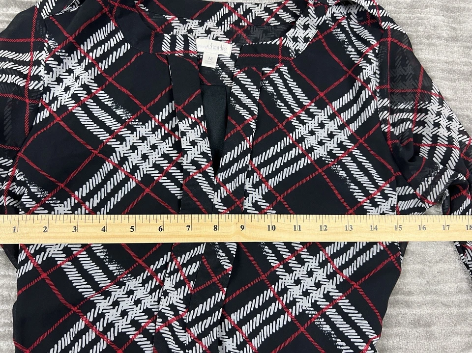 Encantador Vestido Charlie Mujer Mediano Multicolor Manga Larga Hasta la Rodilla Cambio Foto 4 de 4