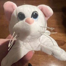 vintage pound purries white and gray kitten