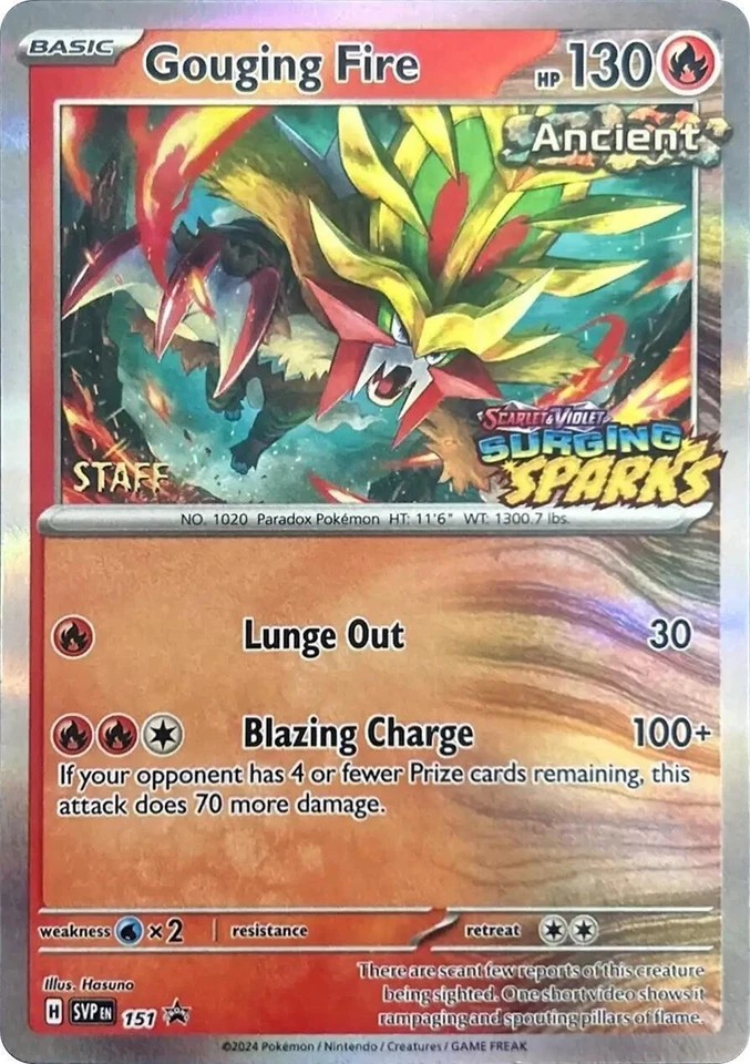 Gouging Fire 151 Sv: Scarlet & Violet Promo Cards