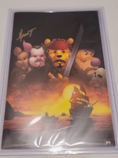 DO YOU POOH - PIRATES OF THE CARIBBEAN HOMAGE VIRGIN COVER AP5 SIGNED BY MARAT comic cover